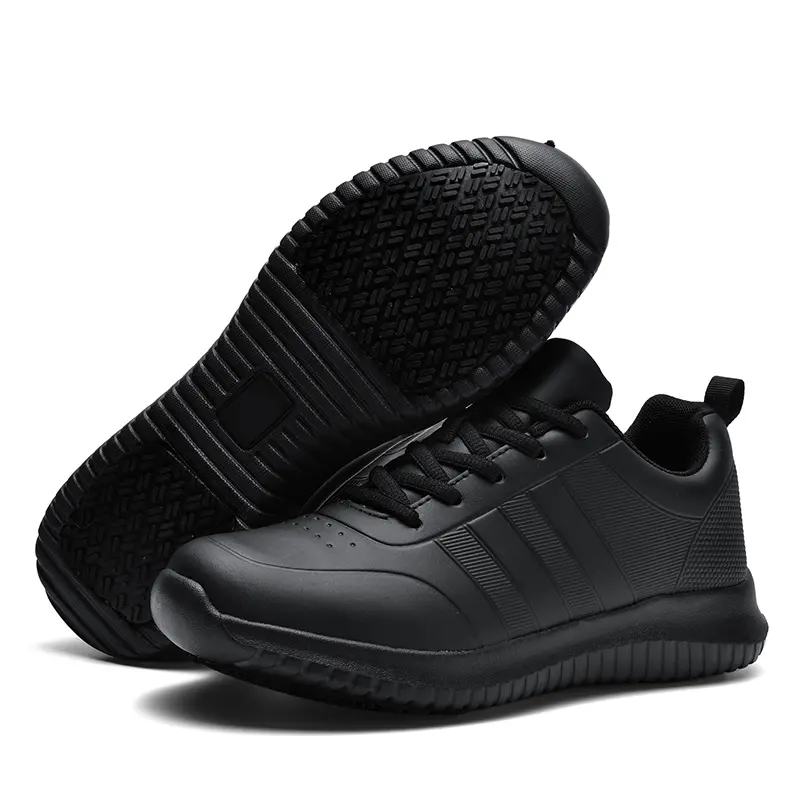 Picks Non Slip Work Shoes Waterproof SRC OilResistant Breathable Mesh Comfort Chef Footwear Men's & Women's Versions Black Nurse Stylish Closed Non Slip Work Shoes Work Safety Sneakers Kitchen Work Protective Shoes Work Safety Shoes tiktokshopbacktoschool