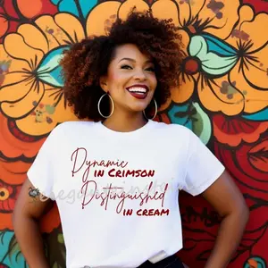 Delta Sigma Theta 1913 Crimson and Cream Shirt