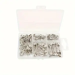 Safety Pins, 150pcs/box Multipurpose Safety Pins, Sewing Pins, Household Fixing Pins, Sewing Tool Kit for Home Use, Sewing Supplies Crafts