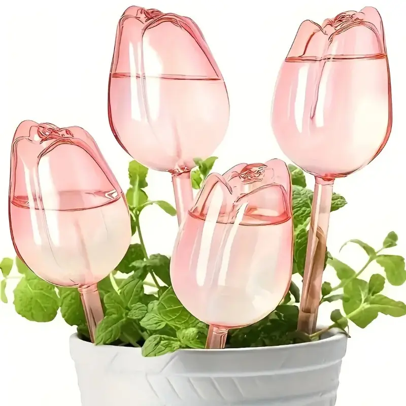 Tulip Design Plant Watering Bulb, Plant Watering Stake, Automatic Watering Stakes, Plant Watering Tool, Automatic Plants Watering, Garden Supplies for Indoor and Outdoor Plants, Automatic Watering Devices