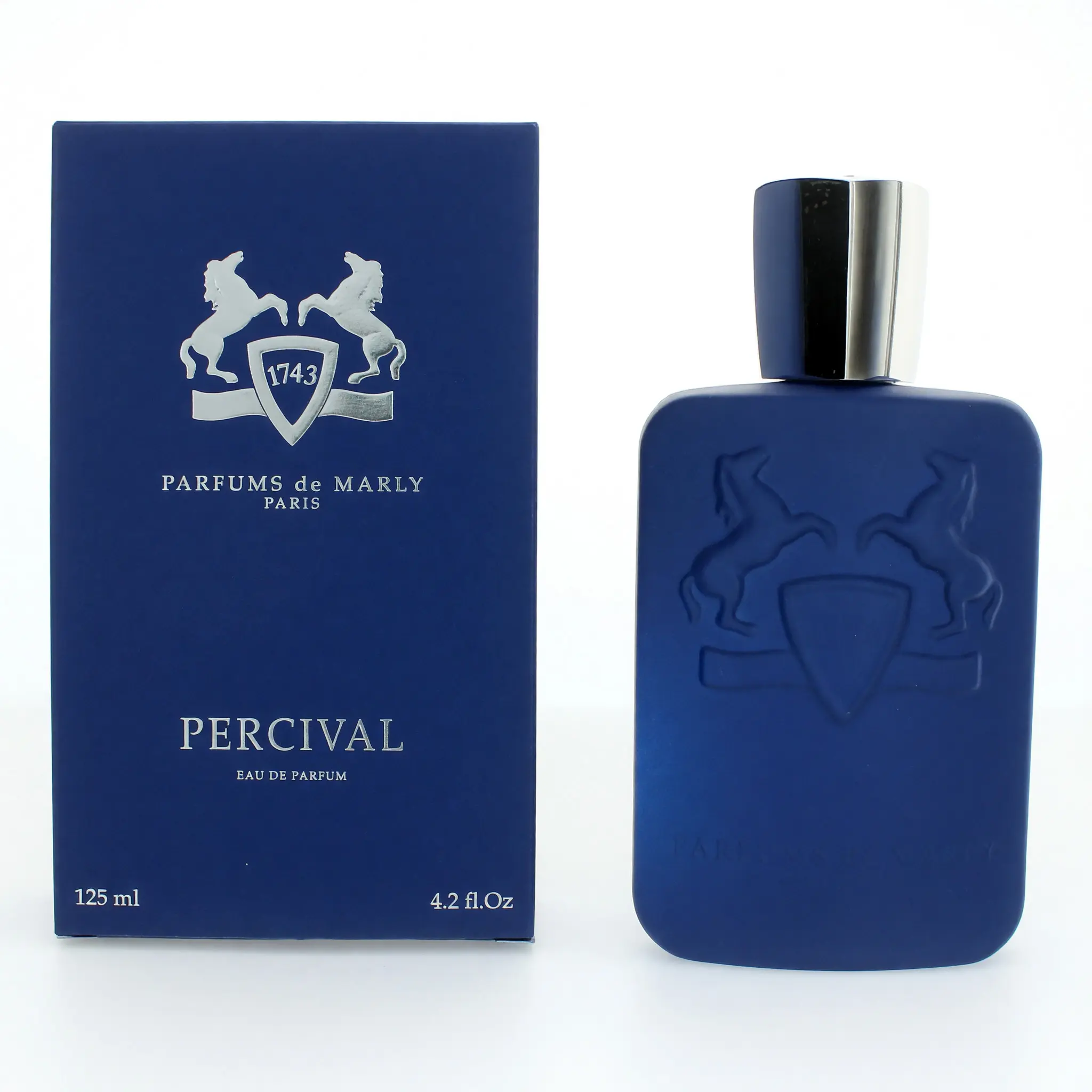 Men's Parfums de Marly Percival EDP Spray - 4.2oz (4 to 4.9 fl oz) - for Adults, with Citrus, Floral, Musk Amber Notes