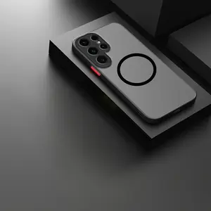 Wireless Charging Matte Transparent Soft Cover for Hybrid Protective Shockproof Case Smartphone Samsung Galaxy S26 S25 S24 S23 S22 S21 S20 Ultra Plus FE S10 S9 Plus