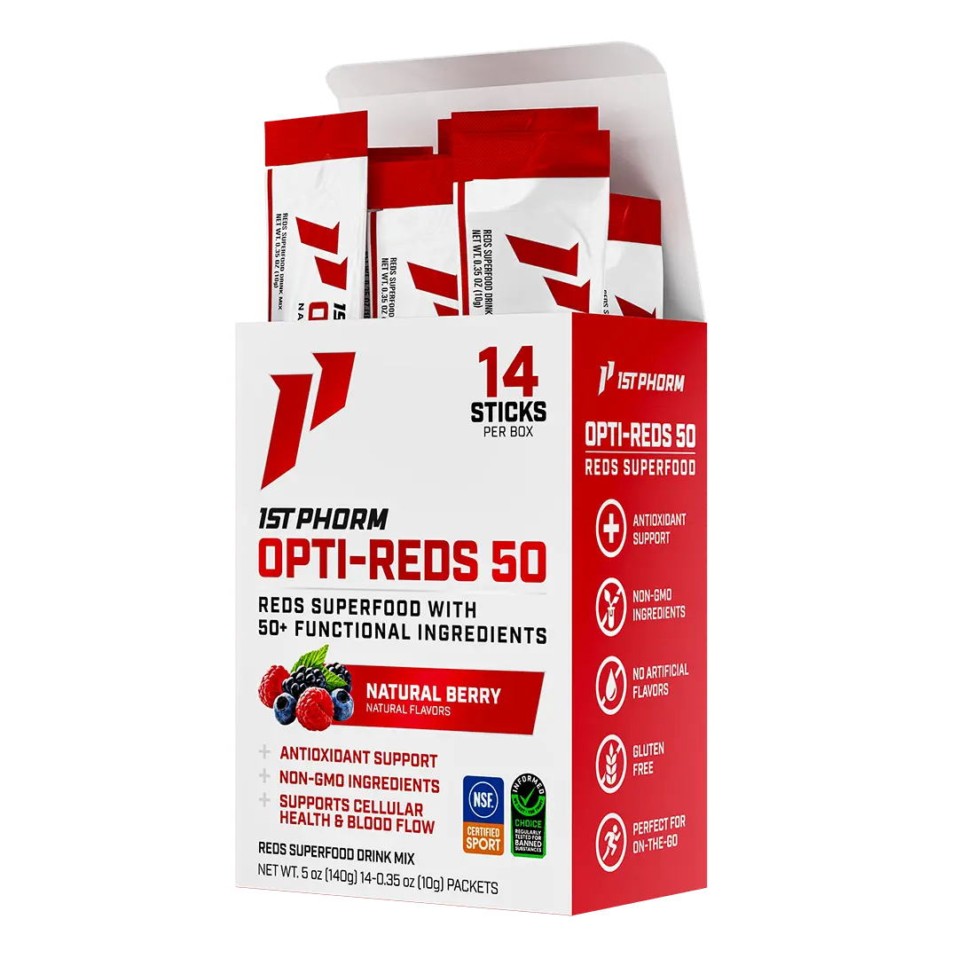 1st Phorm Opti-Reds 50 Stick Packs | Reds Superfood Powder