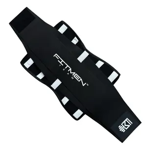 FITMENTEAM  Bars Series Gym Belt: Ultimate Lifting Support & Waist Training for Men - Weightlifting belt