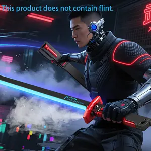 Light Saber Sparkle Blade Spray with Lightspray, Flashing Light Patterns, Flashing Sword LED Light Up Toy Boy Laser Sword Technology Sound Light Edge