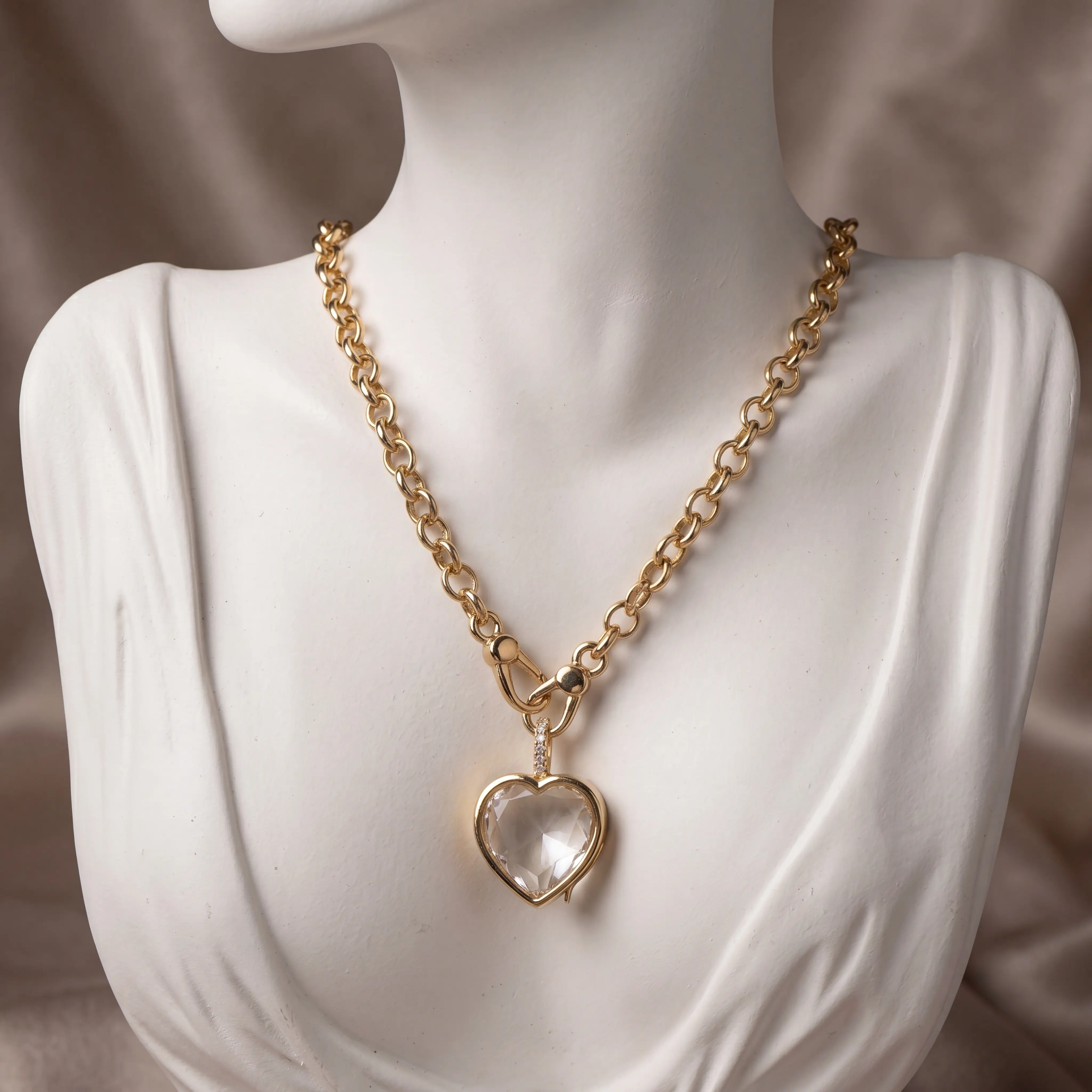 DIY Customizable Floating Locket Chain with Whimsical Accessories, Trendy 14K Nugget Necklace Gold Plated, Aesthetic Soulmate Jewelry Gift for Girls campingessentials