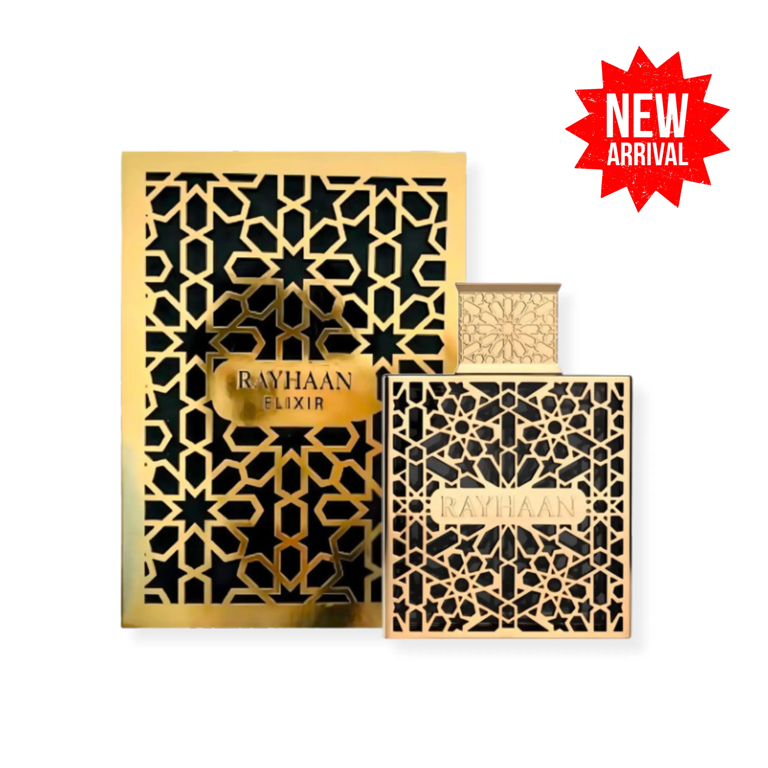 RAYHAAN Elixir Eau De Parfum, Seductive Unisex Fragrance with Warm Honey & Vanilla, Aromatic Gourmand Scent, Single Item - 3.4 fl oz (100ml), Edp, Confidence, Signature Scent, Women's Fragrance, Youth, Elegant Alluring Fragrance, Perfumes For Women