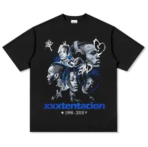 XXXTentacion Graphic T-Shirt Retro Hip hop Apparel Merch, Outfits for Y2K fan, Men and women Fashion Music 3