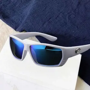 COSTA Polarized Black Shades (Full Box), Lightweight Sport Sunglasses for Men Outdoor Use