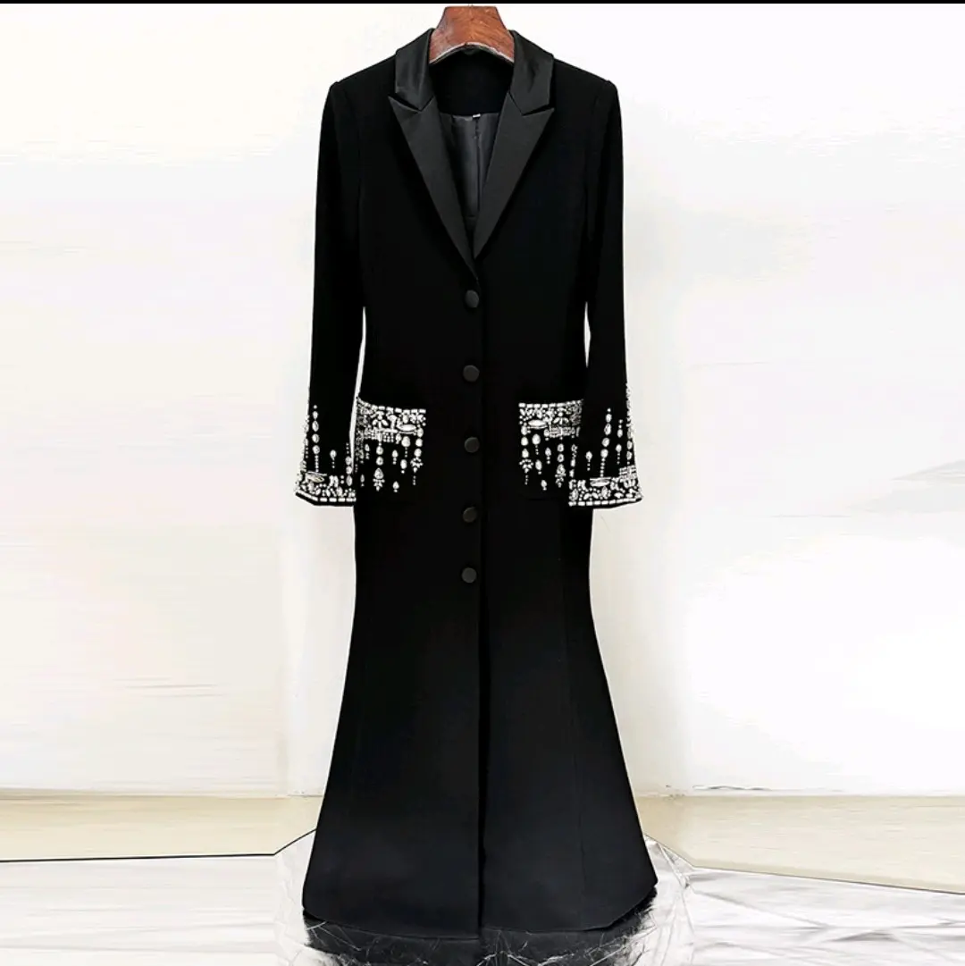 Long Blazer for Women - Versatile Suit in Classic Style for Everyday Wear - Womenswear