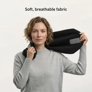 【Factory-Direct Pricing】Soft Breathable Fabric Travel Pillow for Comfortable Sleep Ergonomic Neck Position Hypoallergenic Fleece Easy to Wash