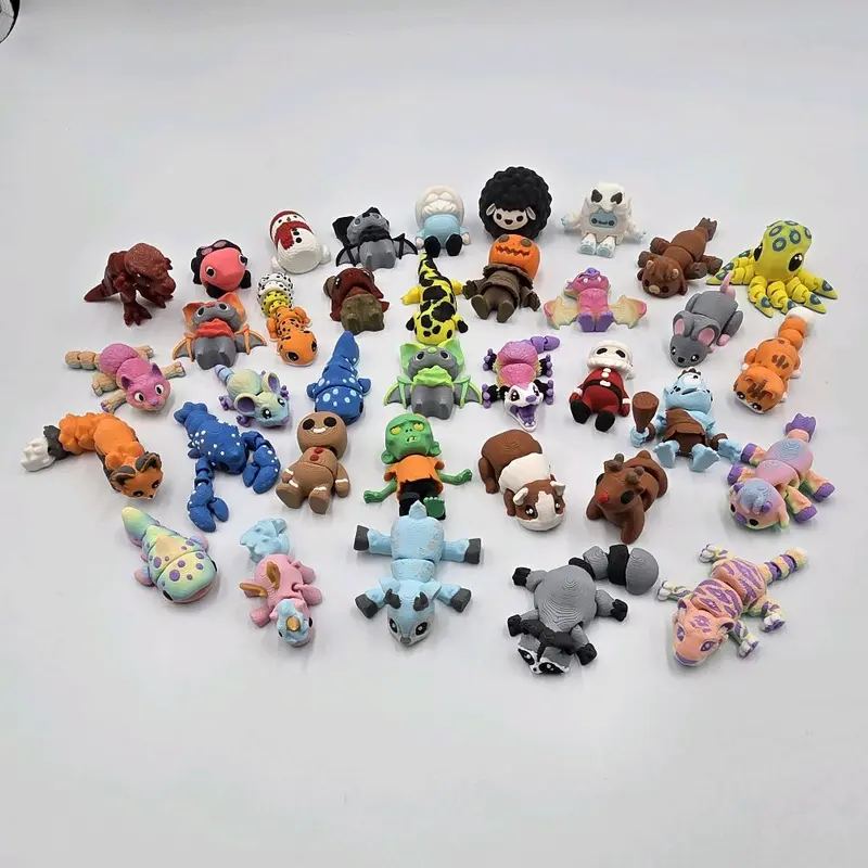 Pocko Pet Add Ons! | 3D Printed Articulating Flexi Fidget Statue Bobblehead Resin Figure