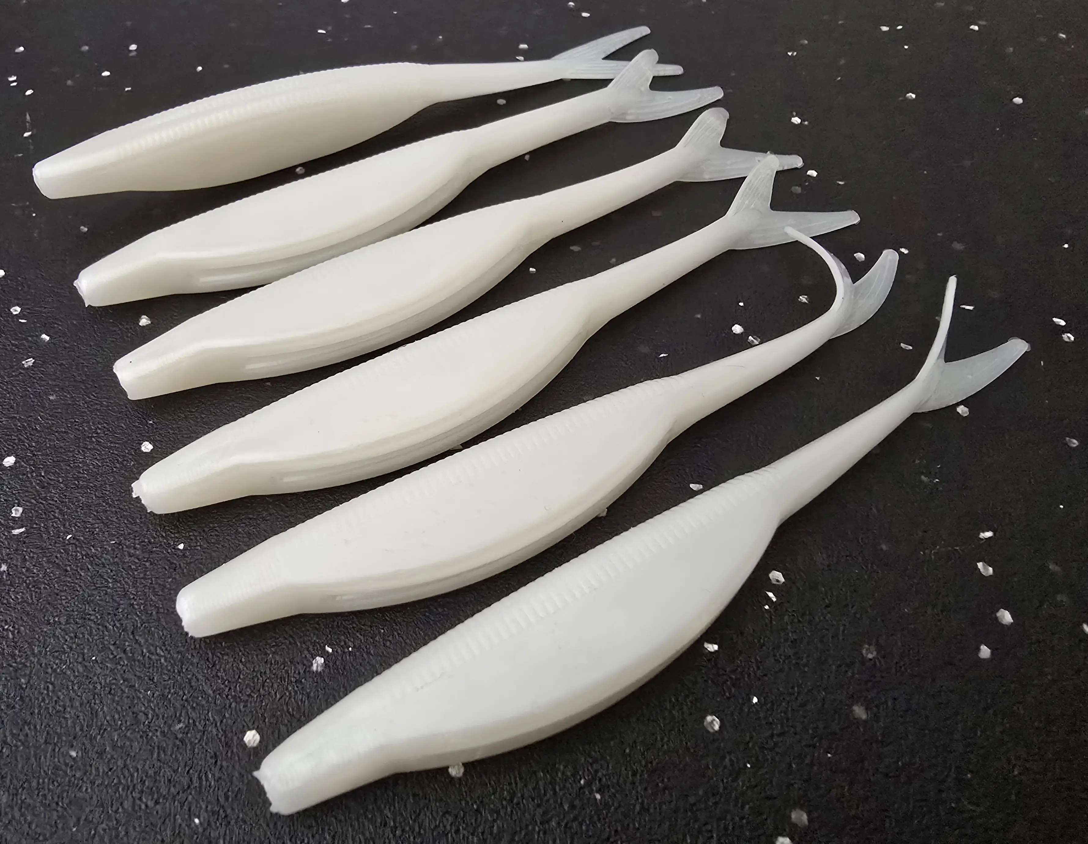 Sapper Baits 5" Suppressor Shad Jerk Bait - Flashbang Pearl
