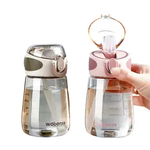 1pc Cute Portable Cup for Men and Women, Plastic Cup 400ML-600ML, Small and Adorable, Non-Bone China Material, Ideal for Daily Use