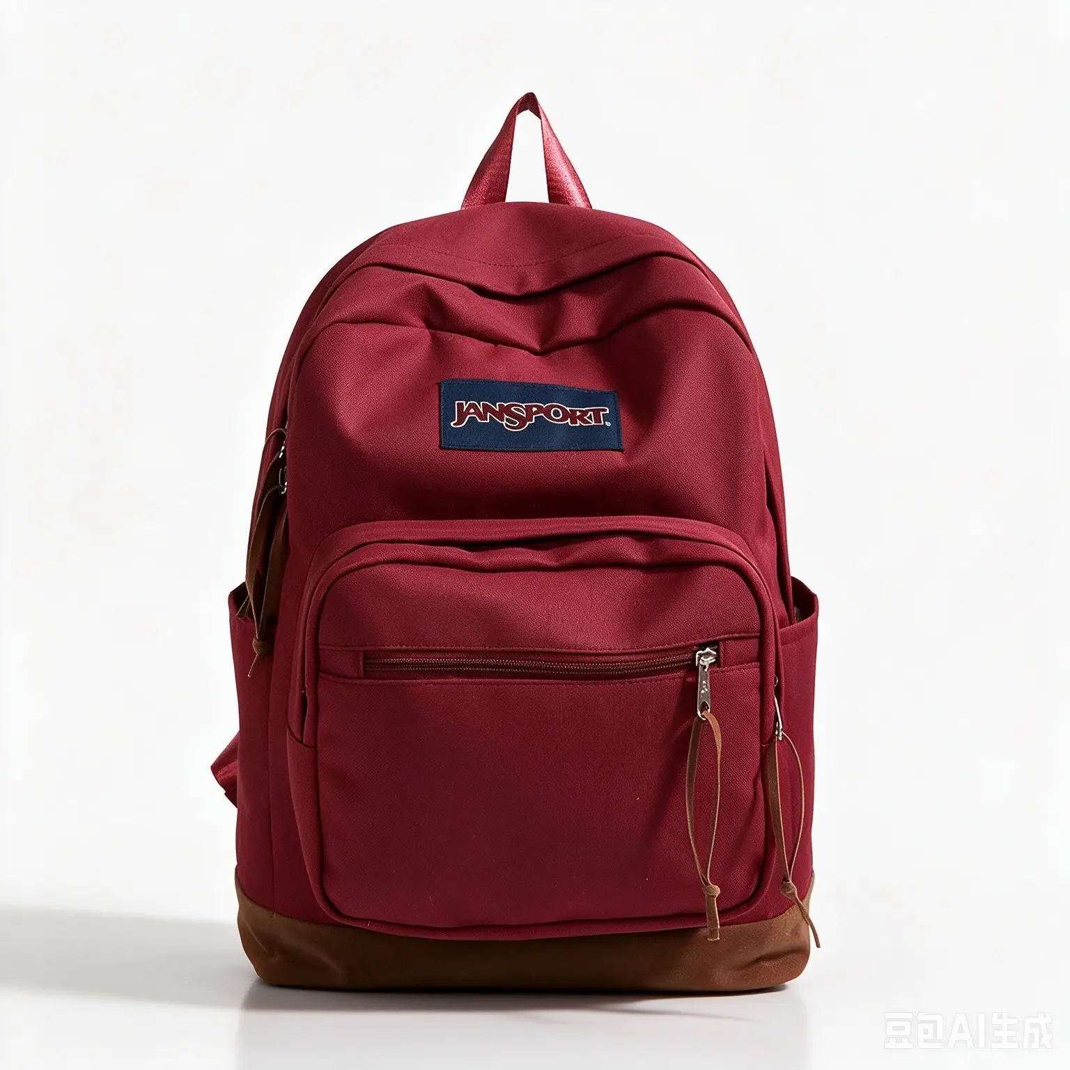Back to School JanSport Canvas Backpack, Suede Reinforced Bottom Vintage Bookbag, Large Capacity Casual Campus Daypack