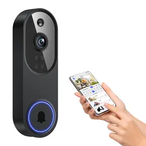 1080P Wireless Doorbell Camera, Smart WiFi Video Doorbell, AI Human Detection, Two-Way Audio, Night Vision, Cloud Storage, Instant Alert, 2.4Ghz WiFi, Outdoor Security Camera, Rechargeable Battery Powered