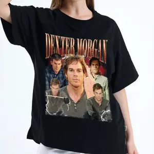 Vintage Dexter Morgan Meme T-shirt, Michael C. Hall Bay Butcher Meme Sweatshirt, Gift for Halloween Costume, Gif for Horror Comedy Movie Lover