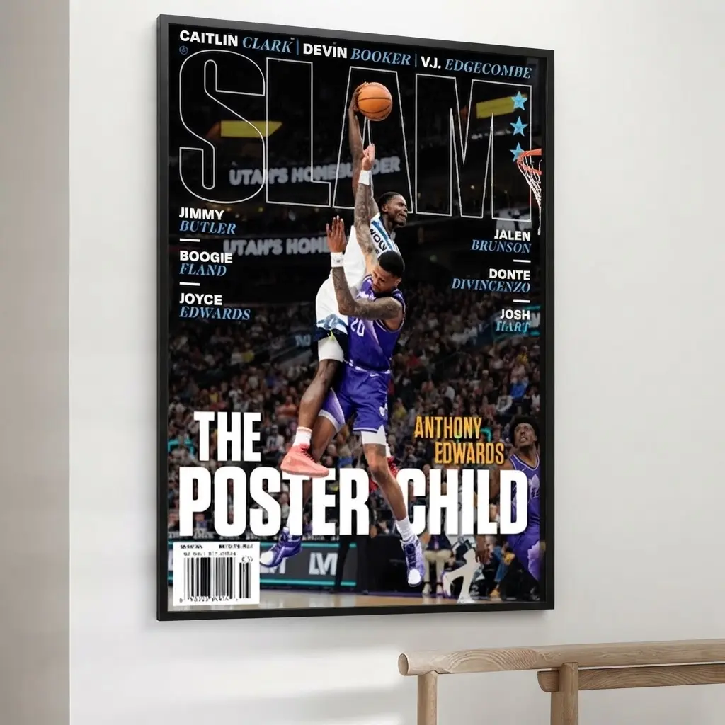 Anthony Edwards Minnesota Timberwolves NBA Slam Poster