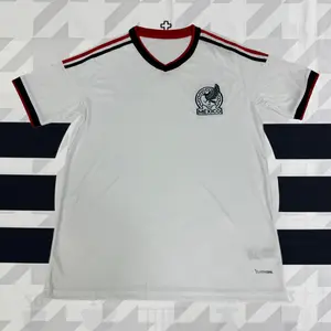 2026 World Cup Mexico Away Home White Short-Sleeved Football Shirt Soccer Jersey