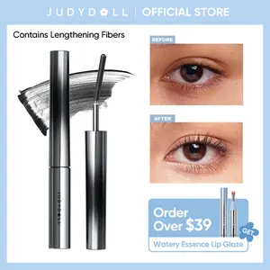 JUDYDOLL 3D Curling Eyelash Iron Mascara, Black & Brown, Curling & Lengthening, Long-Lasting, Waterproof, Smudge-Proof, 24-Hour Wear, Natural Extension, Thickening Effect, Ultra Fine Volumizing Mascara, Cosmetics, Makeup, Spring Gift, Refresh Look
