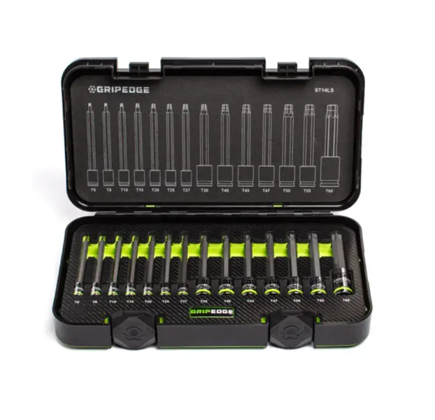 GRIPEDGE 14-PC RPT Long Star Driver Set Part #ST14LS
