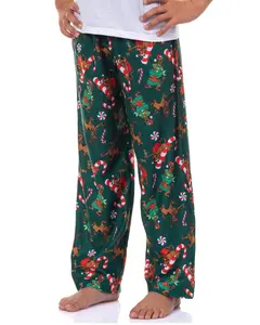 Scooby-Doo Pajamas Boys' Candy Cane Design Flannel Lounge Sleep Pants