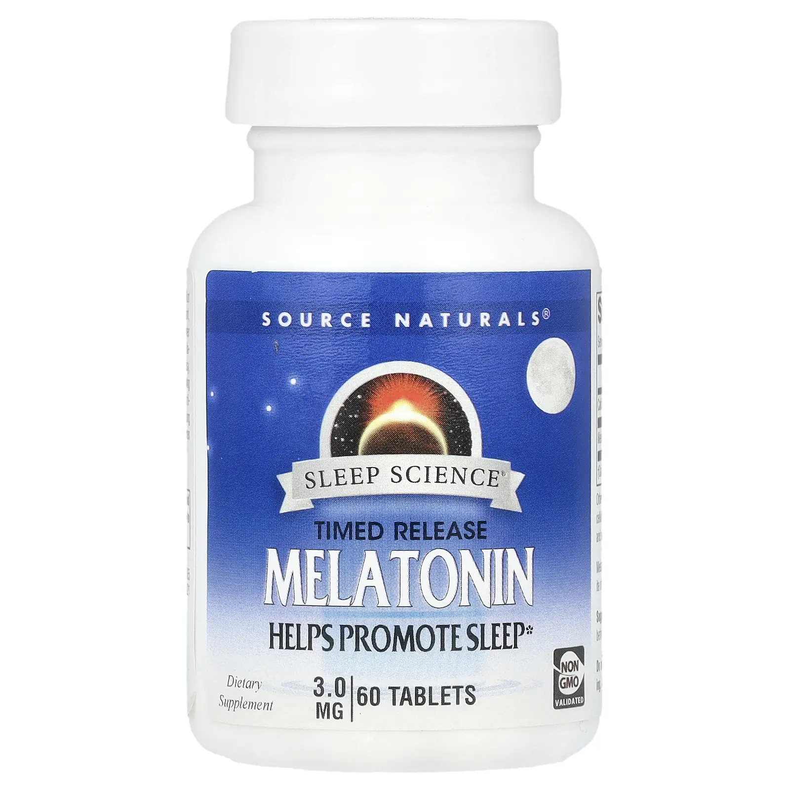 Source Naturals Sleep Science®, Melatonin, Time Release, 3 mg, 60 Tablets