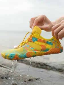 Unisex Colorful Slip on Water Shoes, Breathable Quick Drying Sports Shoes, Non-slip Beach Shoes for Men & Women, Lightweight Swim Shoes, Water Aqua Shoes, Water Footwear