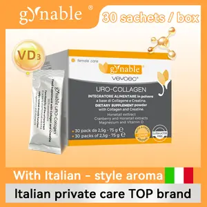 Gynable URO-COLLAGEN Women's Postpartum Oral Collagen Kegel Recovery Maintenance 30 Count Pack Edible Health Supplement