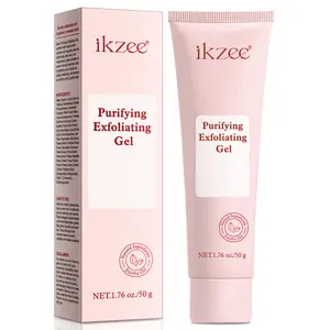 Ikzee Purifying Exfoliating Gel with Jojoba Seed Oil & Witch Hazel Water for Soft Exfoliation & Deep Moisturization