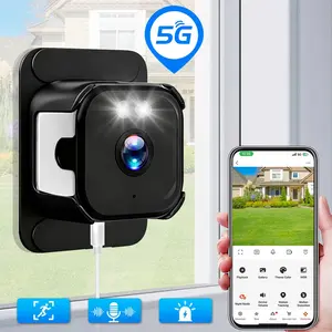 Indoor/Outdoor Windows Wireless Security Cameras,HD 1080P Clear Picture WiFi Security Cam for Home Security with AI Color Night Vision,Two-Way Audio,Quick To Install