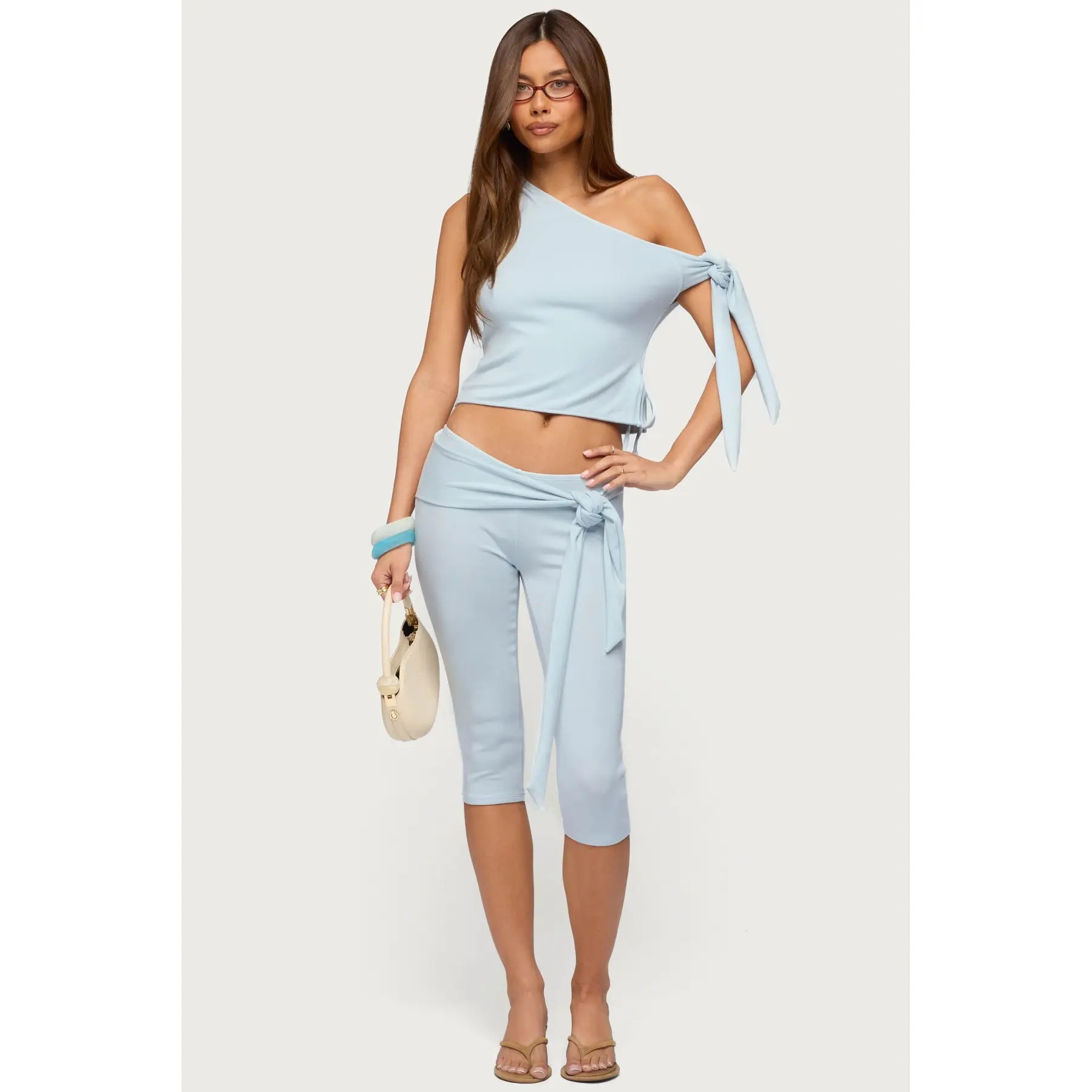 Adara Tie Capri Pants Adara Tie Capri Pants