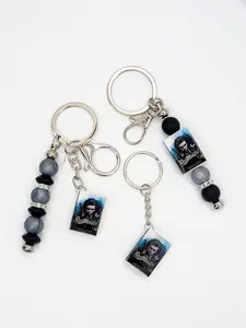 Quicksilver Mini Book Keychain – Dark Romance Charm, Callie Hart Bookish Gift, Spicy Book Keyring for Dark Book Lovers