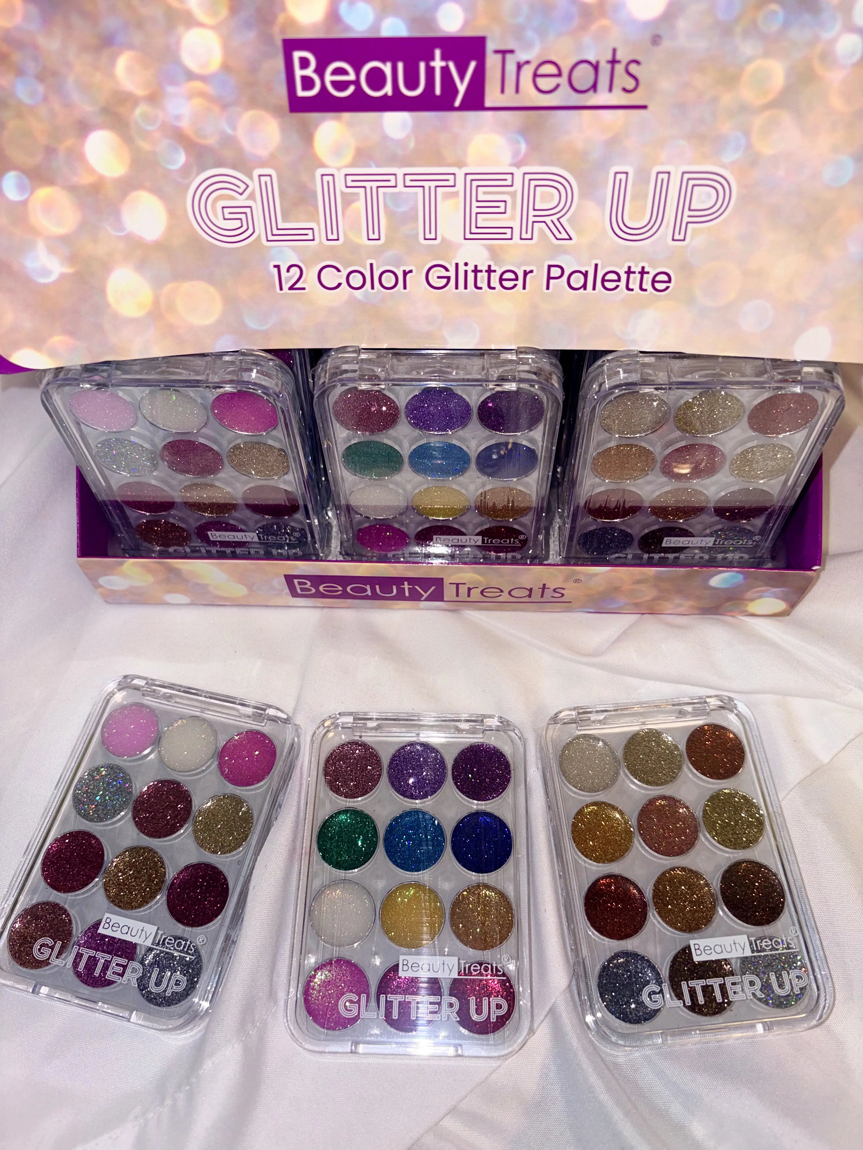 Mini Travel Glitter Eyeshadow Palette