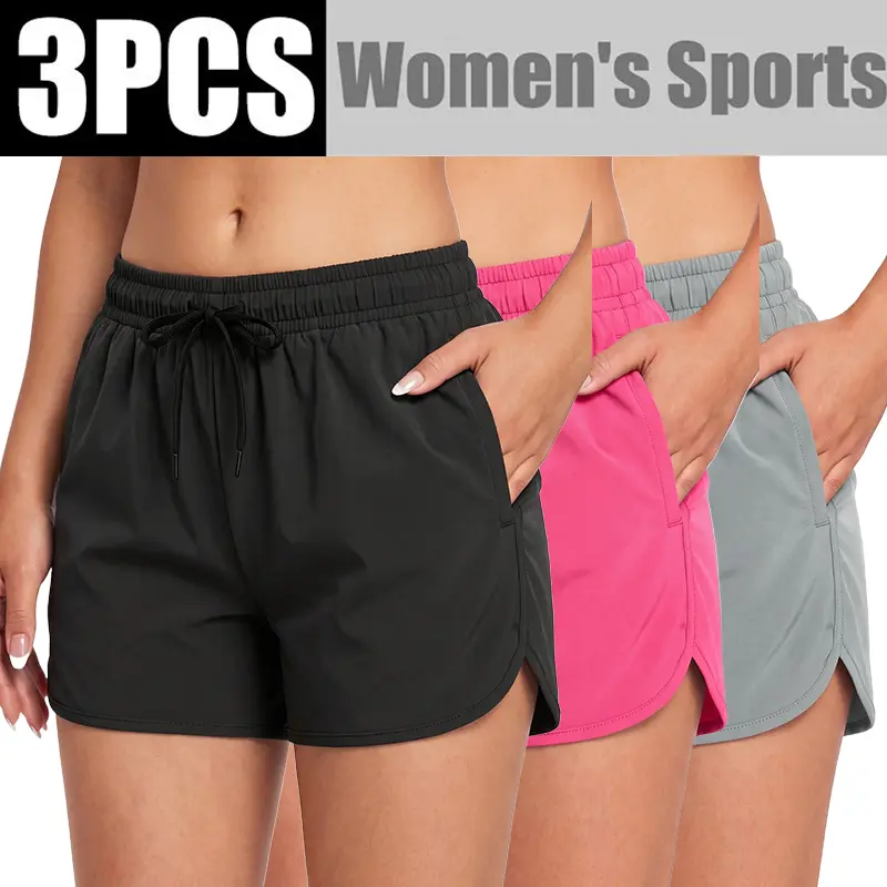 LIFE KEEPS MOVING Women’s Lightweight Summer Shorts (Upgraded Version with More Standard Sizing, No Zipper Pockets), European/American running shorts, athletic shorts, casual yoga shorts, beach shorts, women’s sports shorts, form-fitting casual activewear