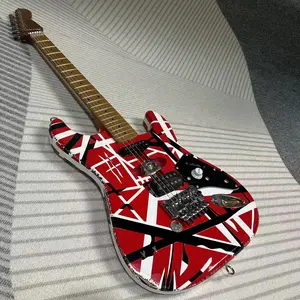 EVH High Quality Red 5150 Electric Guitar Rosewood Fingerboard Solid Wood Body Double Tremolo Vintage Electric Guitar
