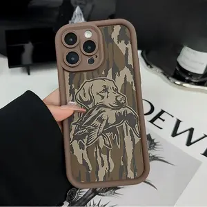 Case Compatible with iPhone 17 Pro Max 16 Plus 15 14 13 12 11 Air E Camouflage Dog TPU Silicone Camera Protective Rugged Cellphone Cover for Boy.QXB023