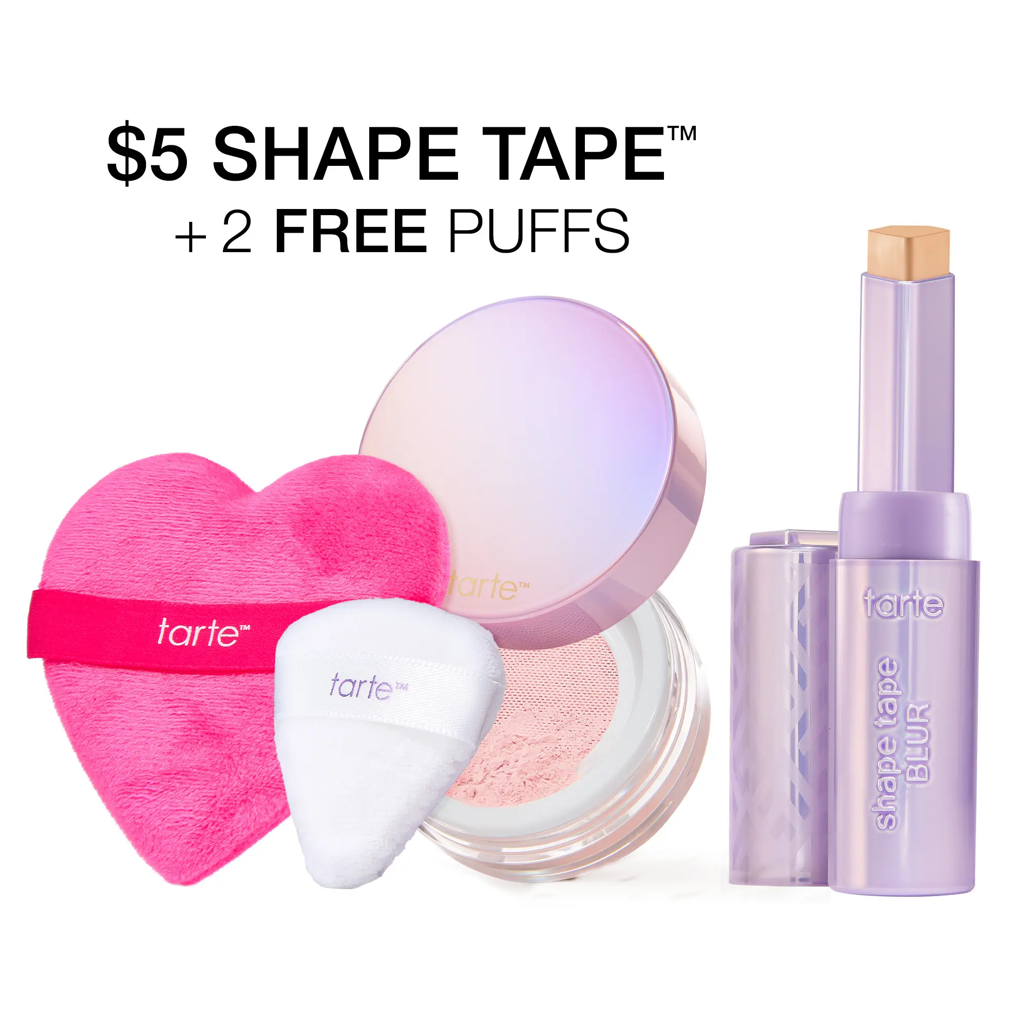 #trippinwithtarte shape & bake duo – shape tape concealer stick & setting powder #trippinwithtarte shape & bake duo – shape tape concealer stick & setting powder