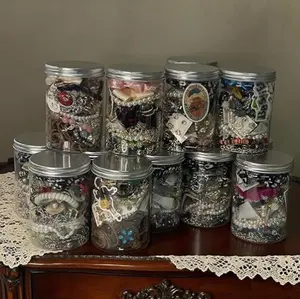 Jewelry Jar Set -40-45 Jewelry Boxes Women's Gift Set, Including Necklace, Earrings, Ring, Bracelet