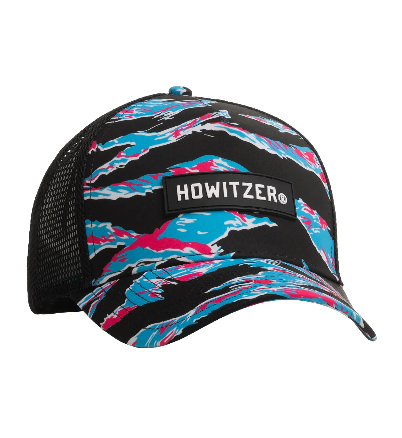 Howitzer Men's Adjustable Snapback Trucker Hat in Performance Polyester with Breathable Mesh & Moisture-Wicking Sweatband, Snapback Hat, Adjustable Snapback Hat