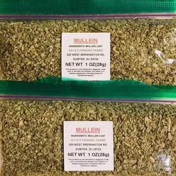 Organic Mullein Leaf Tea (2oz Loose Leaf Tea) Organic Mullein Leaf Tea (2oz Loose Leaf Tea)