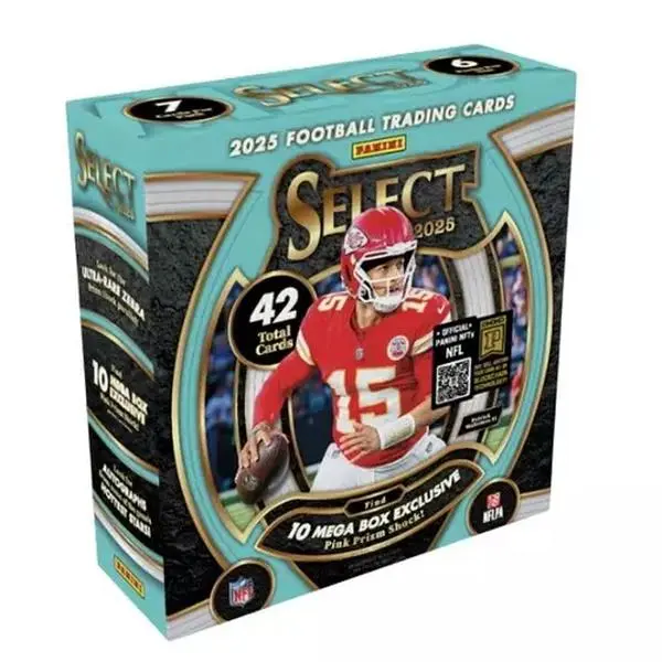 2025 Panini Select NFL Trading Card Mega Box