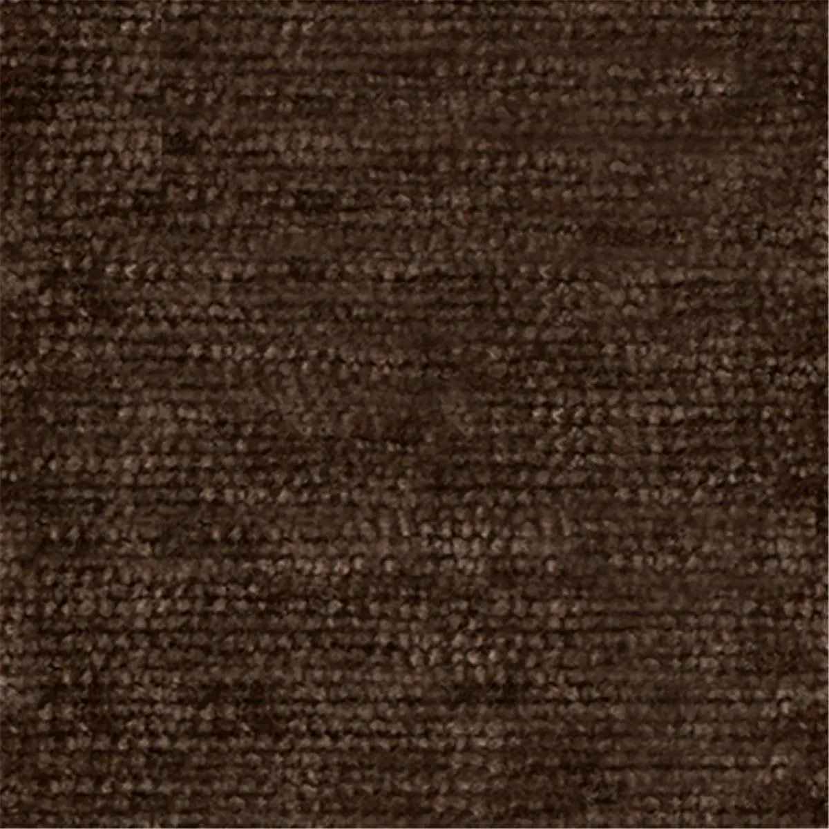 Royal 8009 Polyester Blend Faux Crush Velvet Fabric - Deep Brown, Chenille Weave, Fire Retardant, Heavy Migration, for Home Interiors, Solid Plain