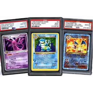 Pokémon TCG Cards from all eras and sets PSA, CGC, BGS, & TAG Graded Slabs authentication guaranteed
