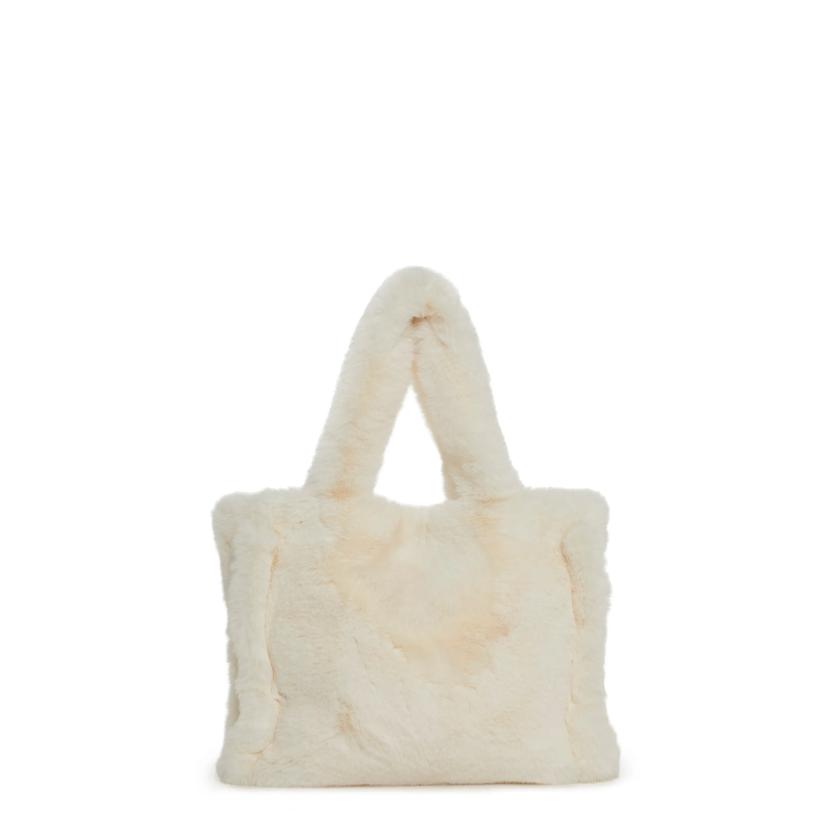 Cutie Pie Faux Fur Bag - White
