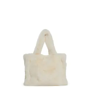 Cutie Pie Faux Fur Bag - White