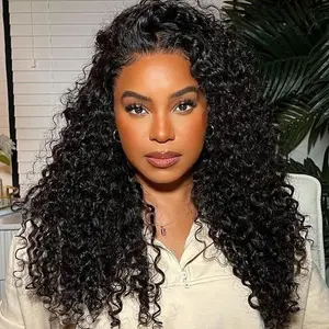 【Slash Prices】Tahikie Deep Wave Crochet Human Hair For Miracle Knots Human Hair Feather Water Wave Curly Wave Crochet Human Hair For Miracle Knots Pre-Separated 50g/Pack Recommended #TiktokShopSpringGlowUp #RefreshedLook #SummerWins #DealsForYouDays