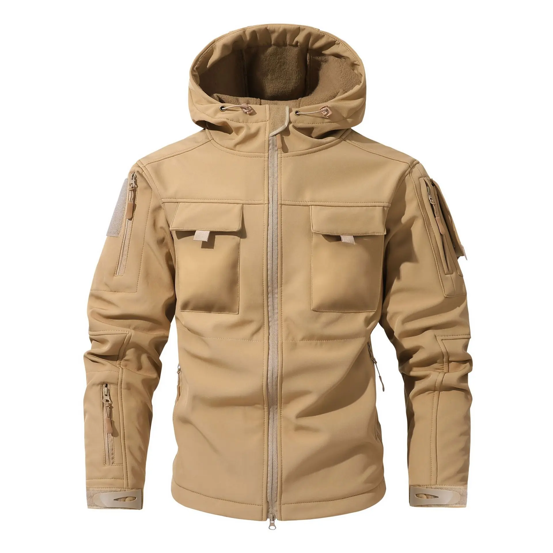 Solid color khaki [English washed label]