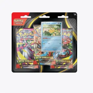 Pokemon tcg Mega Evolution 3 pack blister bundle (Psyduck + Golduck)