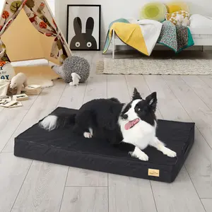 BingoPaw Dog Bed Orthopedic Sponge with Washable Cover Machine Washable Waterproof Lining Non-Slip Bottom for Comfortable Rest Puppy dog beds #SummerVibes #petlovers Shaped Beds
